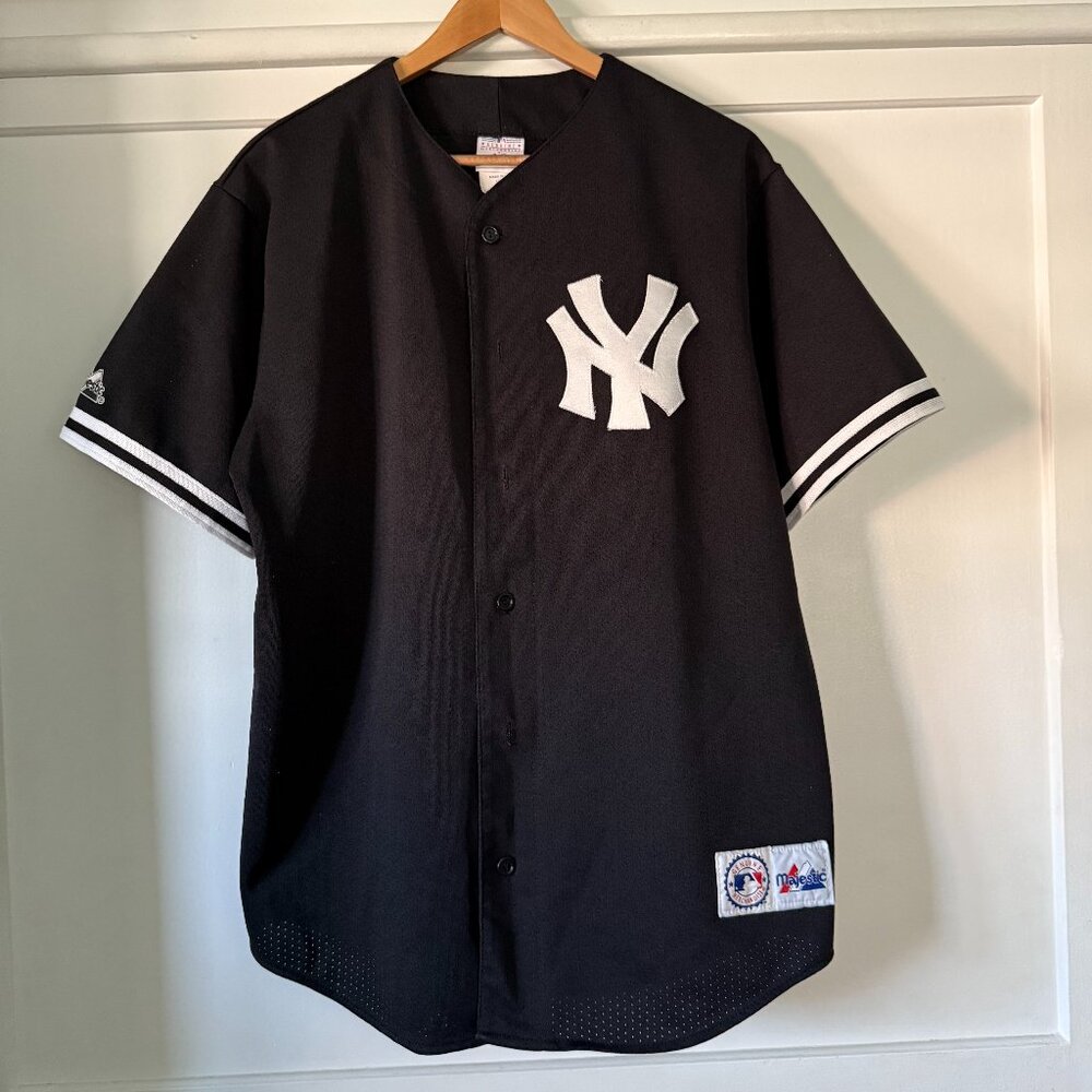 Vintage 90s New York Yankees MLB Baseball Jersey - Large